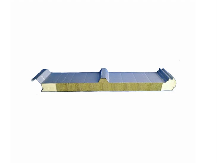 Fire rated rock wool mineral wool sandwich panel with PIR side sealing for roof